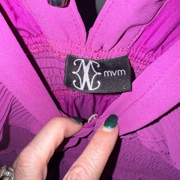 MVM Pink Ruffled Mini Dress - Picture 3 of 3